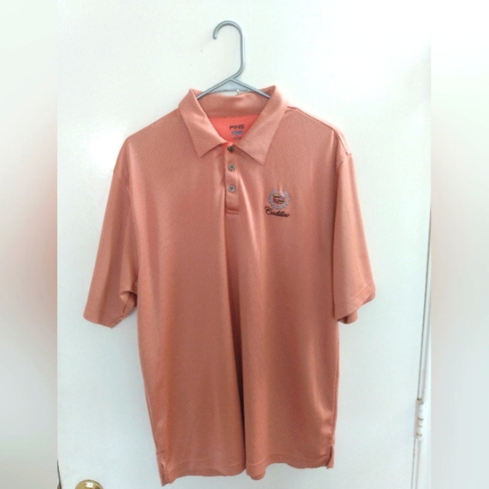 Mens Ping Performance Dynamics size Large Golf shirt